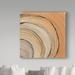 Wrought Studio™ 'Gilded Rings' Acrylic Painting Print on Wrapped Canvas Canvas | 14 H x 14 W x 2 D in | Wayfair DD37869ACE764CB4A6FFAFB844A50E6A