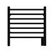 Amba Radiant Small Wall Mounted Electric Towel Warmer, Stainless Steel in Black | 21.25 H x 20.5 W x 4.75 D in | Wayfair RWHS-SMB