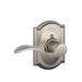 Schlage Accent Lever w/ Camelot Trim Non-Turning Lock in Gray | 5.1 H x 4 W x 2.3 D in | Wayfair F170ACC619CAMLH