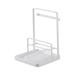 Yamazaki Home Cooking Tool & Lid Station, Kitchen Utensil Organizer Stand, Steel, Water Resistant Metal in White | 8.3 H x 5.9 W x 5.9 D in | Wayfair