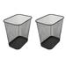 YBM Home Stainless Steel Gallon Sets in Black | 12 H x 11.75 W x 8.5 D in | Wayfair 1103vc-2