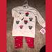 Disney Matching Sets | Disney Mini Mouse Outfit Red | Color: Cream/Red | Size: 2tg