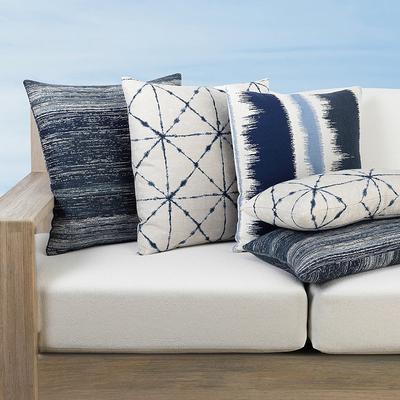 Twilight Indoor/Outdoor Pillow Collection by Elaine Smith - Textured, 12" x 20" Lumbar Textured - Frontgate