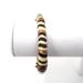 J. Crew Jewelry | J Crew Zebra Striped Enamel Hinged Bangle Bracelet | Color: Black/White | Size: Os