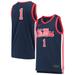 Men's Nike #1 Navy Ole Miss Rebels Replica Basketball Jersey