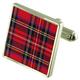 Tartan Royal Stewart Sterling Silver Cufflinks