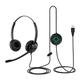 emaiker Stereo USB Headset with Noise Cancelling Microphone Call Center PC Headphones with Mic Mute Call Button for Laptop Work Skype Teams Zoom Conference Meeting Dragon Voice Recognition Dictation