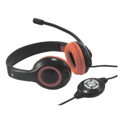 Conceptronic Headset »CCHATSTARU2R« binaural USB rot rot