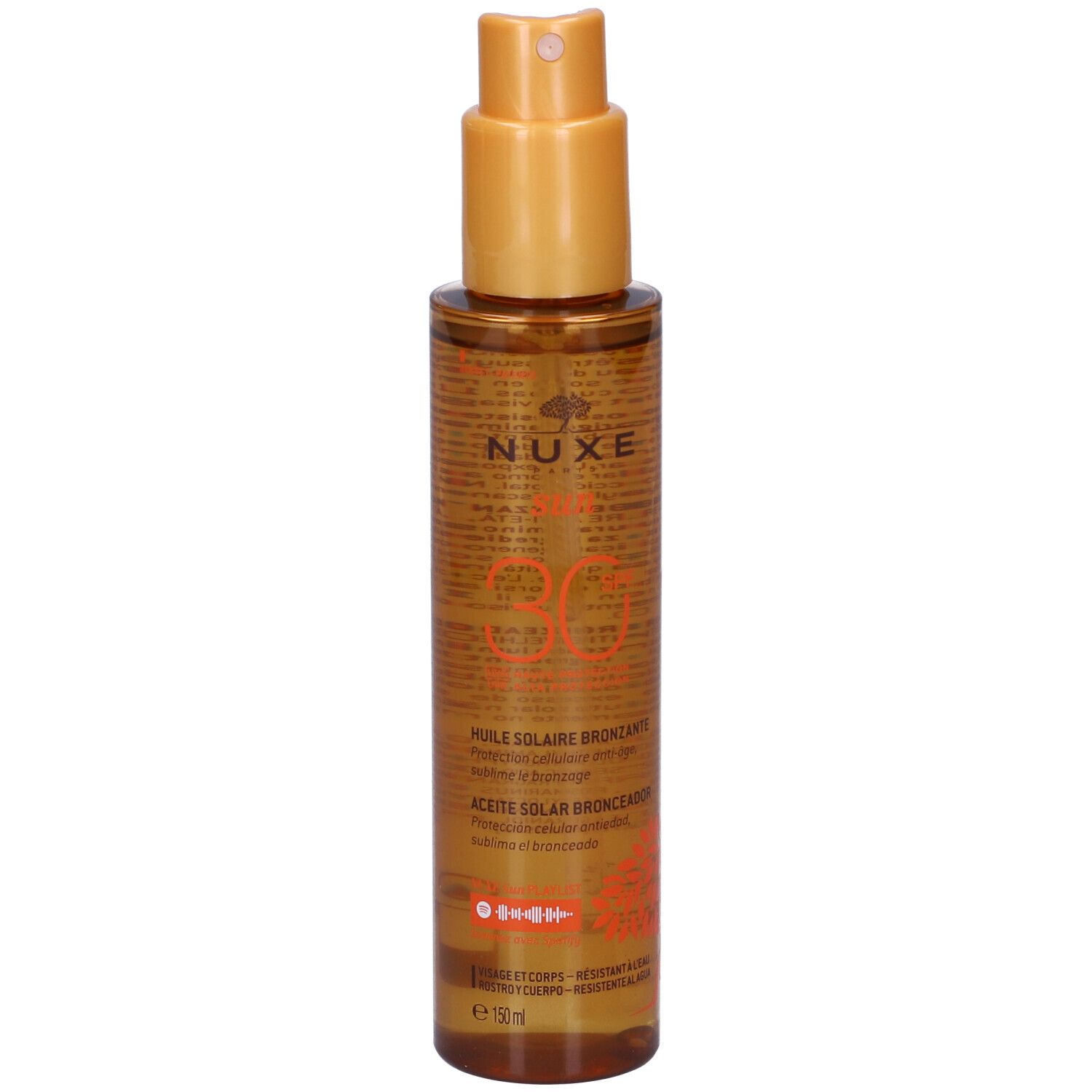 Nuxe Sun Olio Solare Viso E Corpo SPF 30 150 ml Soluzione