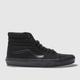 Vans sk8-hi trainers in black