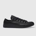 Converse all star ox v mono trainers in black