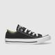 Converse all star ox trainers in black