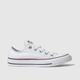 Converse all star ox trainers in white