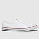 Converse all star dainty gs ox trainers in white