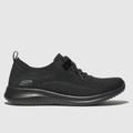 SKECHERS ultra flex happy days trainers in black