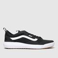 Vans ultrarange exo trainers in black & white