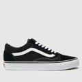 Vans old skool trainers in black & white