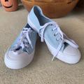 Converse Shoes | Blue/ Grey Slip On Converse | Color: Blue/Gray | Size: 6