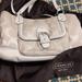 Coach Bags | Coach Tote And Dust Bag. Euc. | Color: Cream | Size: Os