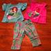 Disney Pajamas | Ariel Little Mermaid Sleepwear 3 Piece Set | Color: Blue/Pink | Size: 3tg
