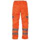 Yoko Mens Hi Vis Polycotton Cargo Trousers With Knee Pad Pockets (30R) (Orange)