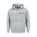 Men's Big & Tall Champion Embroidered Logo Fleece Hoodie by Champion in Heather Grey (Size 2XL)