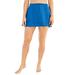 Plus Size Women's A-Line Swim Skirt with Built-In Brief by Swim 365 in Dream Blue (Size 28) Swimsuit Bottoms