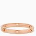 Kate Spade Jewelry | Kate Spade Spot The Spade Studded Hinged Bangle | Color: Gold | Size: Os