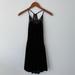 Free People Dresses | Free People Black Velvet/Lace Dress Xs | Color: Black | Size: Xs