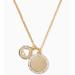 Kate Spade Jewelry | Kate Spade Spot The Spade Halo Pendant Necklace In Gold | Color: Gold | Size: Os