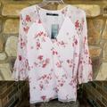 Ralph Lauren Tops | Lauren By Ralph Lauren Pink Wrap Shirt Extra Large | Color: Pink/Red | Size: Xl