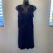 J. Crew Dresses | J.Crew Navy Blue Dress Size Xs. 100% Cotton. | Color: Blue | Size: Xs