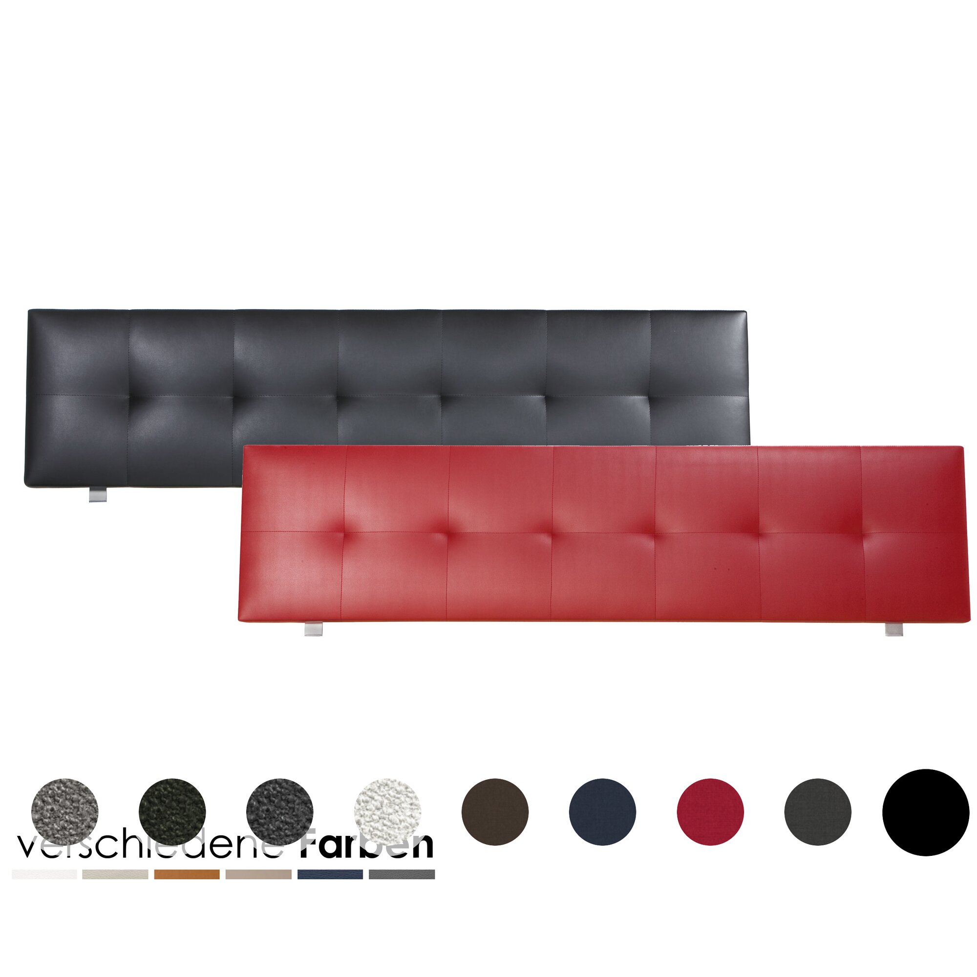 Hasena Wood-Line Kopfteil Ronna 160 cm / PK3 Boston 653 turtle Image