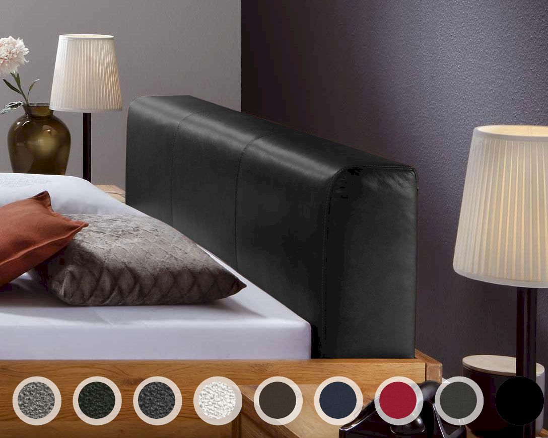 Hasena Wood-Line Kopfteil Ceneri 160 cm / PK3 Alpina 391 Anthrazit Image