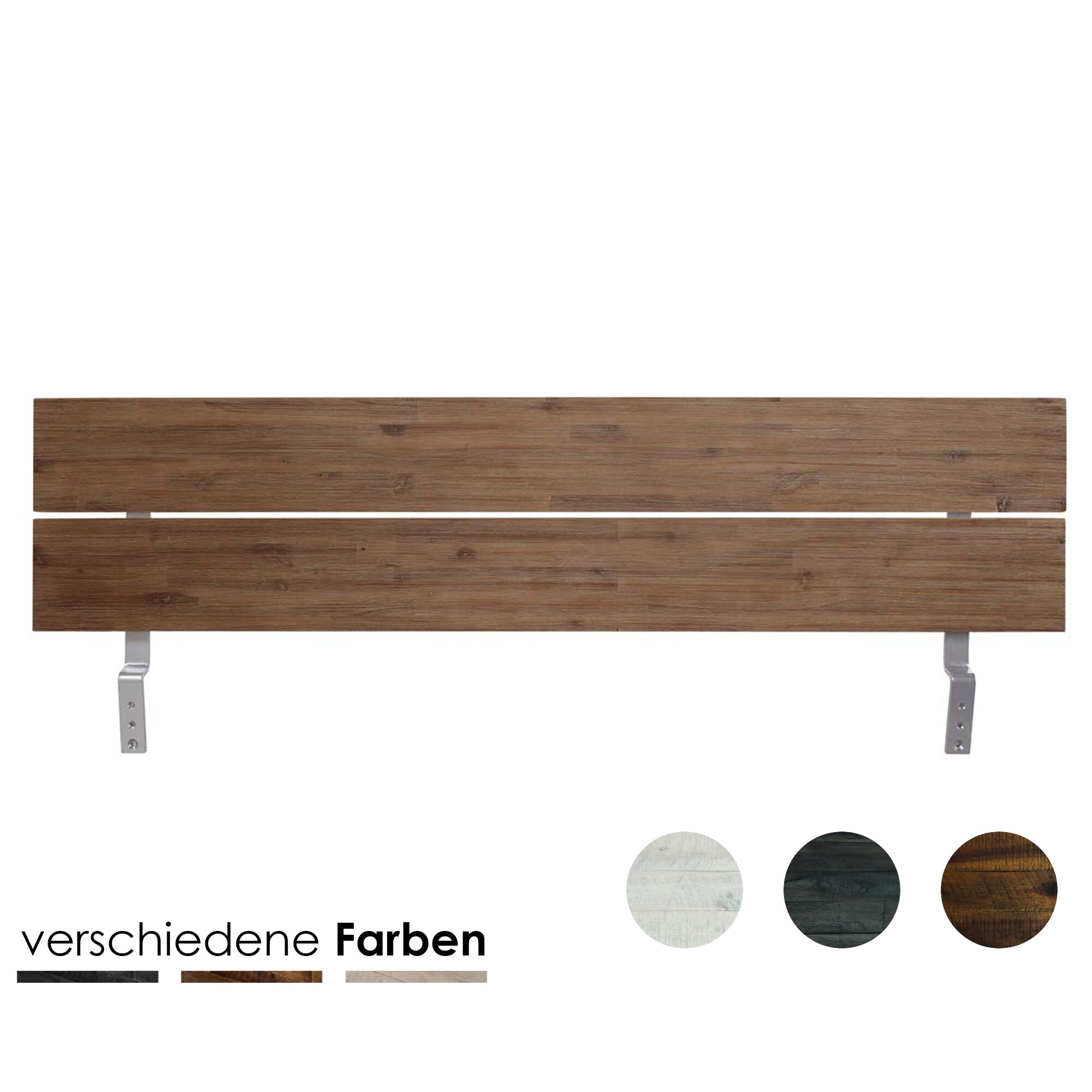 Hasena Factory-Line Kopfteil Arcada 90/100 cm / Akazie Vintage braun, lackiert