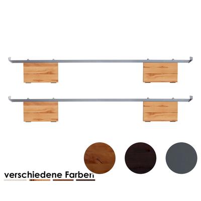 Hasena Wood-Wild Füsse Vilo 2er-Set / 20 cm / 160 cm / Kernbuche natur, geölt Image