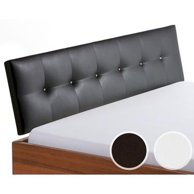 Hasena Soft-Line Kopfteil Ronna Star 200 cm / PK2 Kunstleder 323 white Image