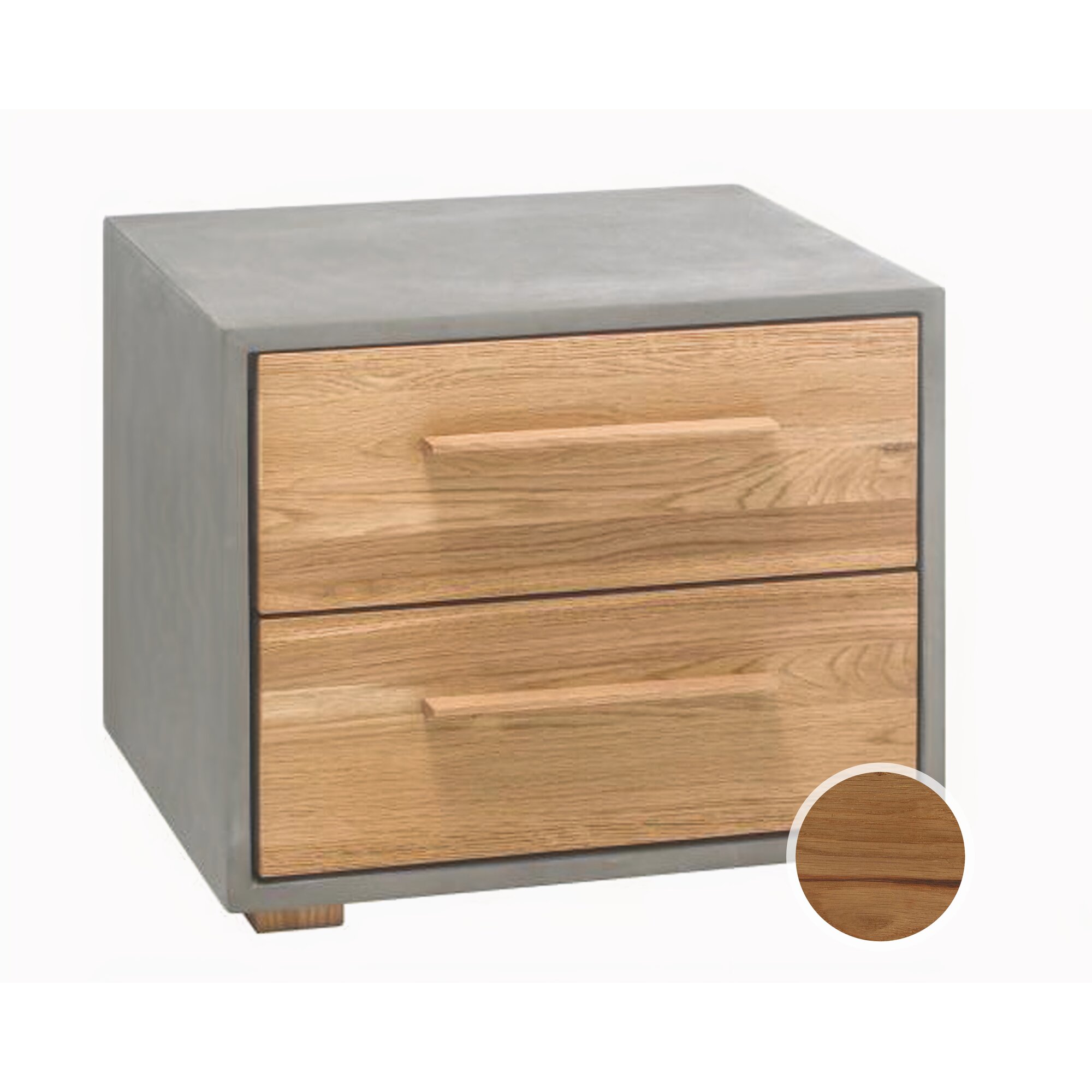 Hasena Oak-Line Wild Nachttisch Modo Wildeiche natur