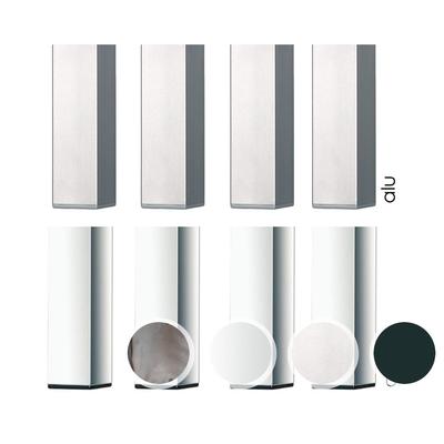 Hasena Moderno Füsse Caro 4er-Set / 20 cm / Anthrazit Image