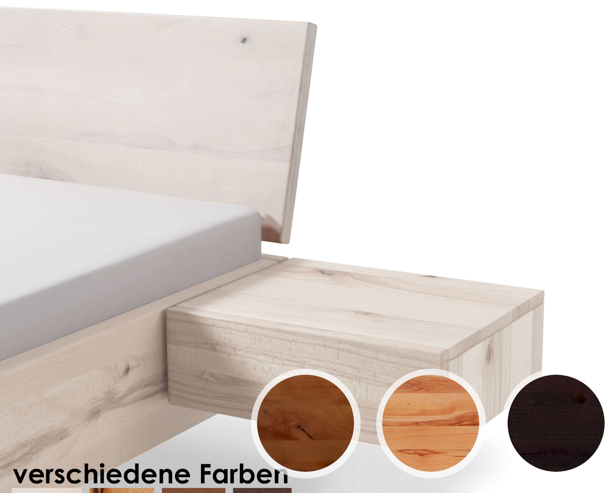 Hasena Wood-Wild Nachttisch Caja Buche weiss deckend