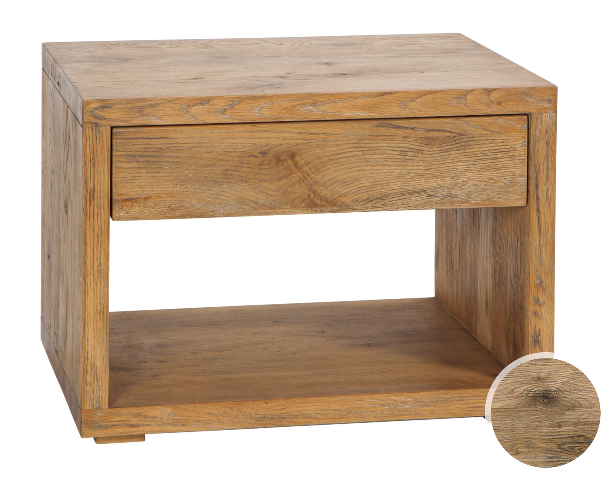 Hasena Oak-Vintage Nachttisch Cubo Wildeiche Vintage natur Image