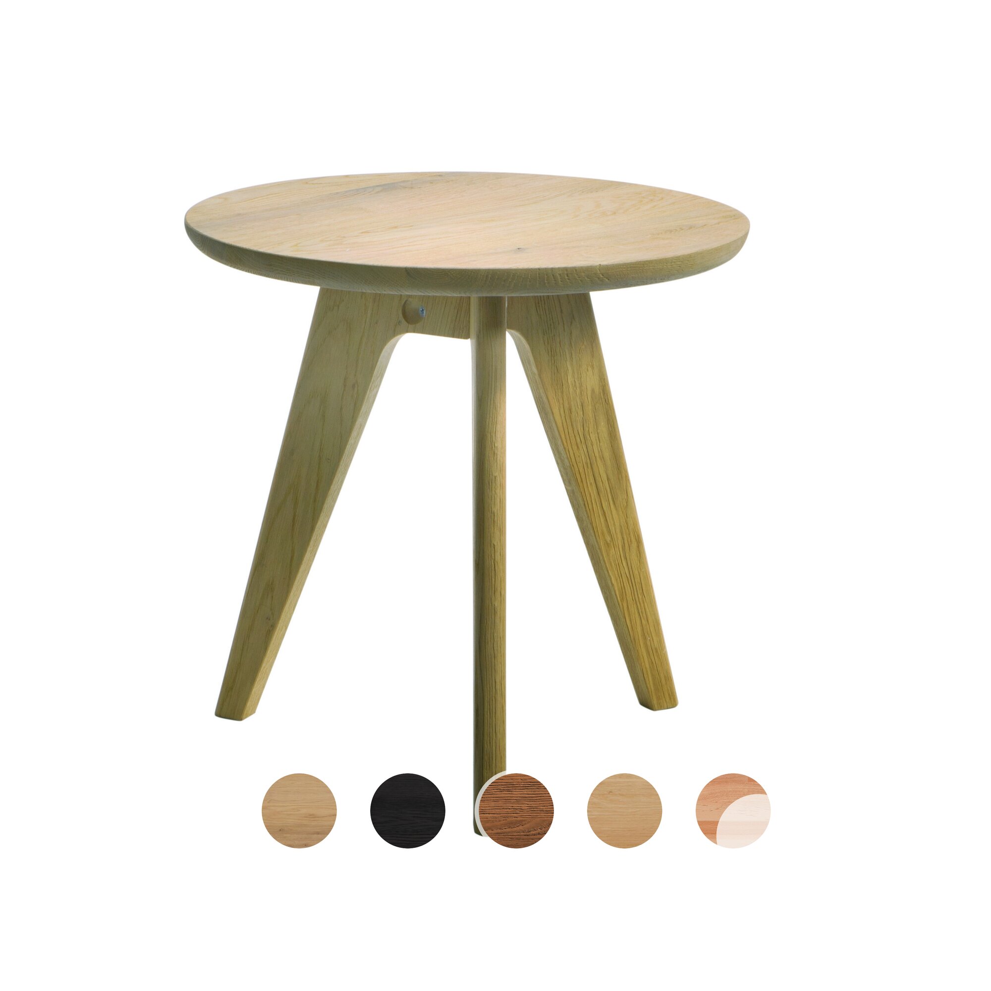 Hasena Oak-Line Bianco Nachttisch Circo 52 cm / Buche weiss deckend, lackiert