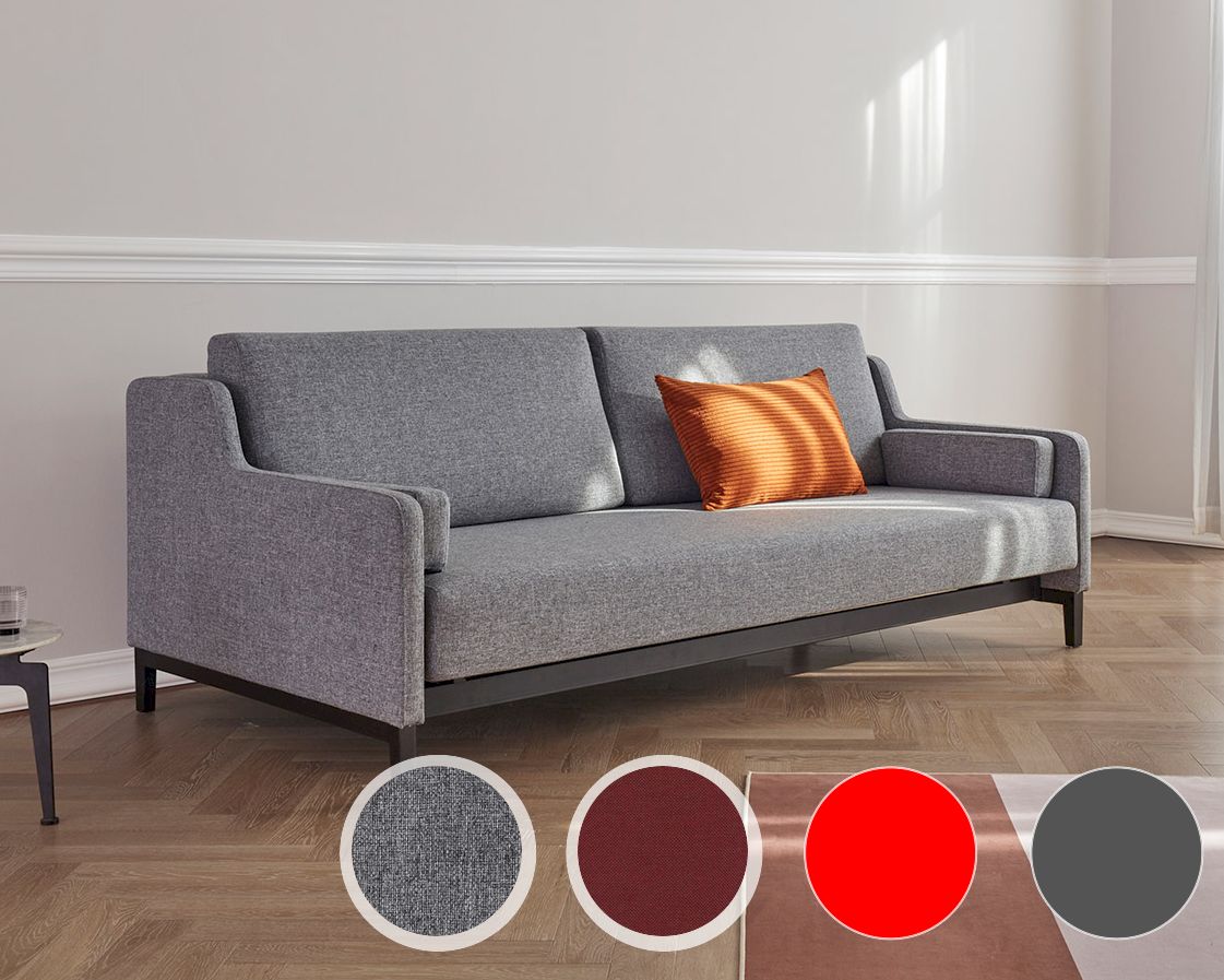 Innovation »Hermod« Klappsofa 506 Elegance Paprika