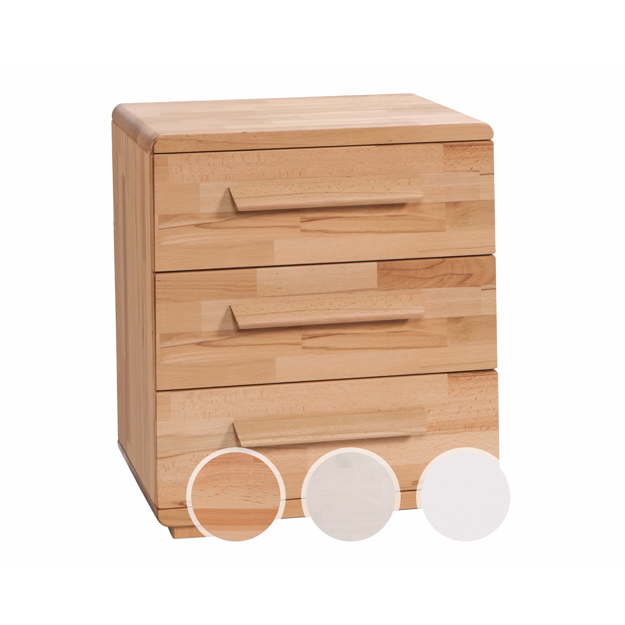 Hasena Boxspring Nachttisch Trigo Kernbuche natur