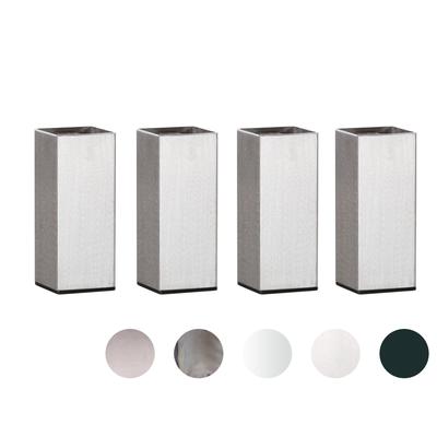 Hasena Oak-Vintage Füsse Mico 4er-Set / 10 cm / Anthrazit Image