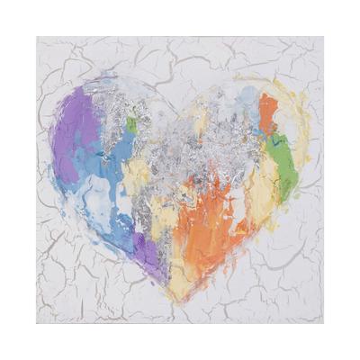 die Faktorei »Herz ll« Wandbild 60x60 cm
