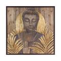 die Faktorei »Buddha« Wandbild auf Holz 120x120 cm