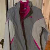 The North Face Jackets & Coats | Guc North Face Women’s Jacket | Color: Gray/Pink | Size: M