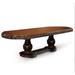 Astoria Grand Hounslow 46" Extendable Trestle Dining Table Wood in Brown | 30.5 H in | Wayfair 9B91C531E64745849187C1F34BC288F8