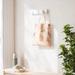 Umbra Flip Wall Mounted Coat Rack Wood/Metal in White | 2.5 H x 12 W x 1.25 D in | Wayfair 318853-660